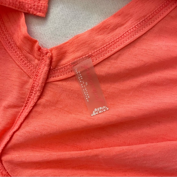 FP Movement by Free People Fool Me Once Tank Papaya Punch XL - Picture 6 of 7